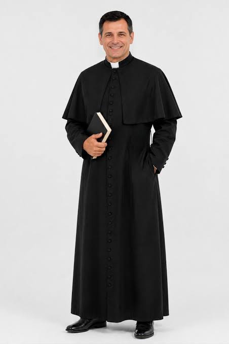 Classic Black Cassock